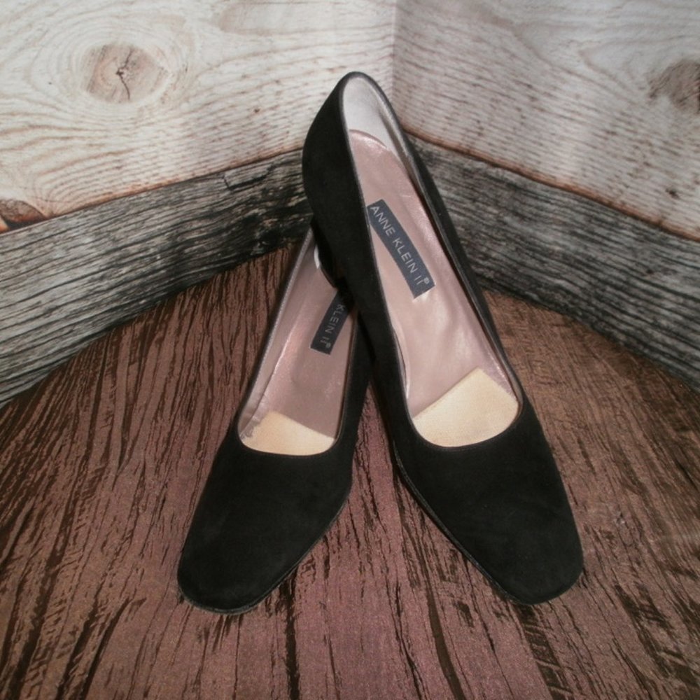 ANNE KLEIN Suede Leather Pumps Sz 8 N - Picture 4 of 9
